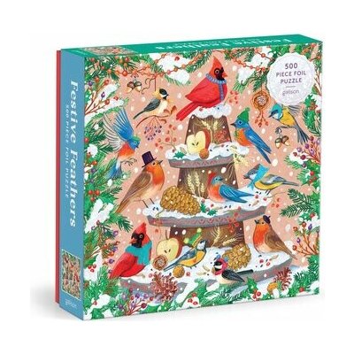 Festive Feathers 500 Piece Foil Puzzle – Sleviste.cz