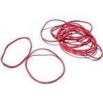 Gumičky slabé 1 mm, průměr 4 cm (1 kg) - 60% kaučuk, červené – Zboží Dáma