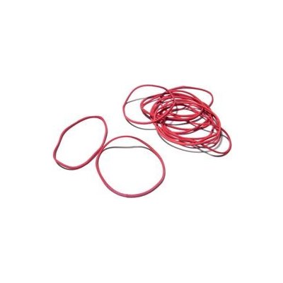 Gumičky slabé 1 mm, průměr 4 cm (1 kg) - 60% kaučuk, červené – Zboží Dáma