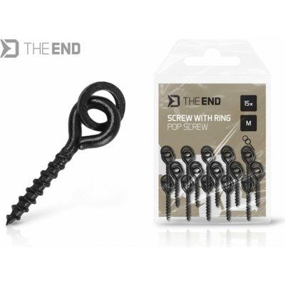 Delphin Vrtáček s Kroužkem TheEND POP Screw 15 ks - M 8 mm – Zboží Dáma