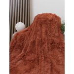 MKLuzkoviny.cz chlupatá deka Lotus terakota 150x200 – Zboží Mobilmania