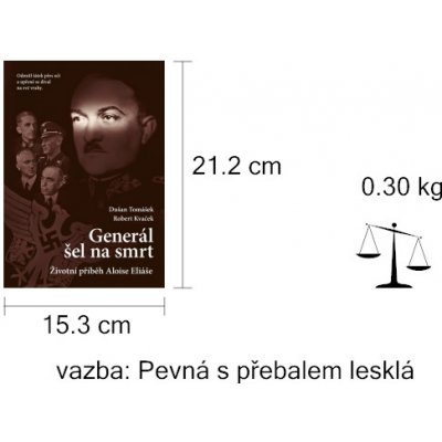 Generál šel na smrt-2.vyd.: Životní příběh Aloise Eliáše - Robert Kvaček, Dušan Tomášek – Hledejceny.cz