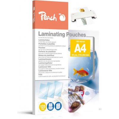 PEACH laminovací fólie A4 - 25 ks, 125 mic, PPR525-02 – Sleviste.cz