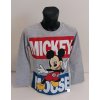 Dětské tričko chlapecké tričko dl.rukáv Mickey šedé