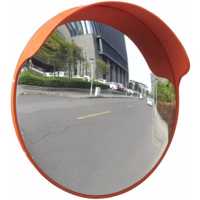 zahrada-XL Dopravní vypouklé zrcadlo PC plast oranžové 45 cm venkovní | Zboží Auto