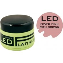 Extra Quality COVER PINK kamuflážní LED gel RICH BROWN PINK 40 g
