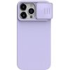 Pouzdro a kryt na mobilní telefon Apple Nillkin CamShield Silky Silikonový Apple iPhone 15 Pro Misty fialové