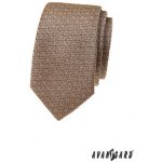 Avantgard Kravata Slim Lux 571-22507 béžová – Zboží Mobilmania