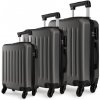 Cestovní kufr Konofactory Defender sada šedá 35l, 65l, 100l