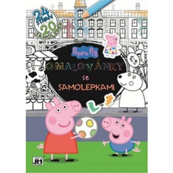 Omalovánky se samolepkami Peppa Pig