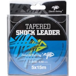 Giants Fishing Tapered Shock Leader 5 x 15m 0,26 - 0,57mm