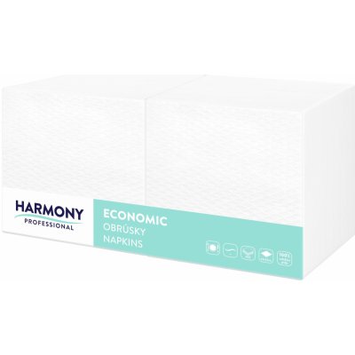 Harmony ubrousky Professional 1V bílé 400 ks 33x33cm – Zboží Dáma