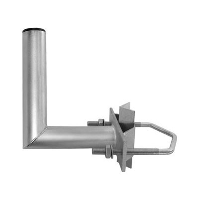 Anténní držák 15cm na stožár s vinklem, rozteč třmenu 100mm, trubka 35mm, výška 17cm – Sleviste.cz