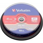 Verbatim BD-RE 25GB 2x, spindle 10ks (43694) – Hledejceny.cz