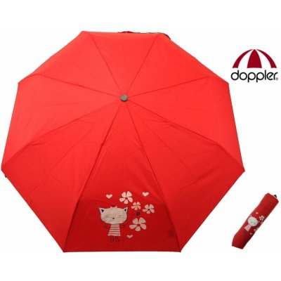 Doppler Kočka deštník dětský růžový – Zboží Mobilmania