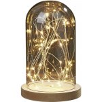 Hellum 523713 dekorační osvětlení LED teplá bílá transparentní, dřevo – Hledejceny.cz