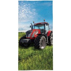 Detexpol Osuška Traktor red 70 x 140 cm