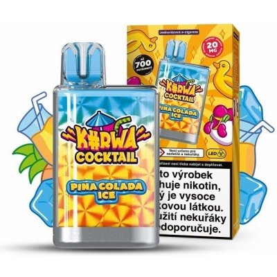 Kurwa Cocktail Pina Colada Ice 20 mg 700 potáhnutí 1 ks – Zbozi.Blesk.cz