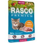 Rasco Premium Cat Pouch Kitten Turkey Cranberries 85 g – Sleviste.cz