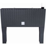 Prosperplast Rato Case High Samozavlažovací truhlík 80 x 33 x 65 cm antracit – Sleviste.cz