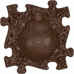 MUFFIK MFK-004-2-1-12 Ortopedická podložka Ježek tvrdý Hnědá – Zboží Dáma