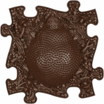 MUFFIK MFK-004-2-1-12 Ortopedická podložka Ježek tvrdý Hnědá – Zboží Dáma