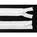 KOH-I-NOOR Kostěný zip no.5 rozepínací dvoucestný 55cm bílý – Hledejceny.cz