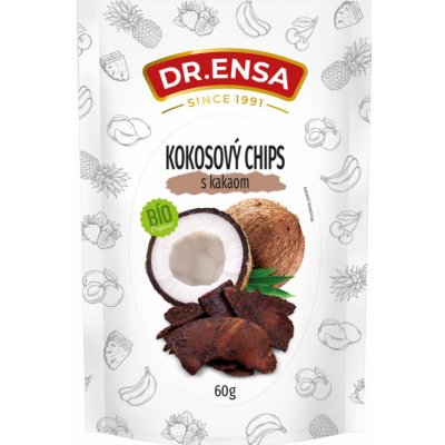 Dr. Ensa Bio Kokosový chips s kakaem 60 g – Zboží Mobilmania