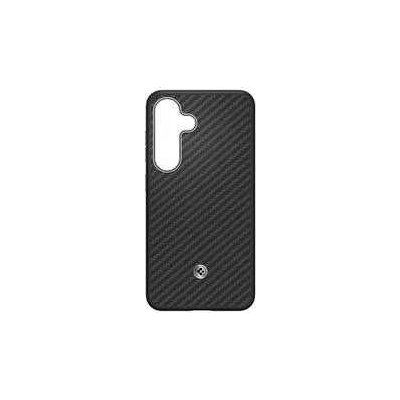 Spigen Enzo Aramid Magnetický Kryt Samsung Galaxy S25 Black Silver GP-FPS931PGA – Zboží Živě