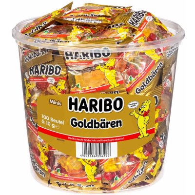 Haribo Goldbären Mini Želé bonbony medvídci v mini sáčcích 1000 g – Zboží Mobilmania