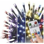 Emos D4AA03 120 LED řetěz 12 m venkovní i vnitřní RGB ovladač programy časovač – Sleviste.cz