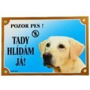 Ostatní pomůcky pro psy Dafiko Tabulka Labradorský retriever světlý