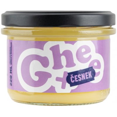 České Ghičko Přepuštěné máslo česnek 220 ml – Zboží Dáma