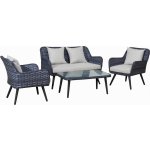Bello Giardino Zahradní nábytek z ratanu sestava MADESTO šedá – Zboží Mobilmania