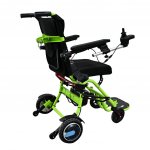 Eroute 07B Elektrický invalidní vozík skládací s schodolezem – Zboží Dáma