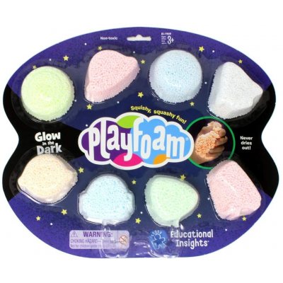 PlayFoam modelína Svítící Glow in the Dark 8 boulí – Zbozi.Blesk.cz