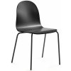 Jídelní židle AJ Produkty Gander lakovaná skořepina / černá