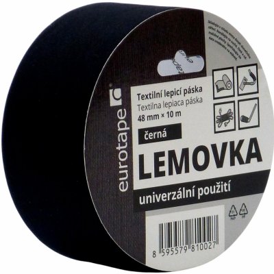 Europack Lemovka lemovací páska na koberce 5 cm x 10 m černá – Zbozi.Blesk.cz