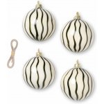 Ferm Living Sada vánočních ozdob Glass Ornaments, 4 ks, Green, 1104264491 – Hledejceny.cz