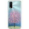 Pouzdro a kryt na mobilní telefon Pouzdro TopQ Vivo Y20s silikon Blossom Tree