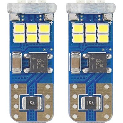 Amio LED CANBUS 18SMD UltraBright 2016 T10e (W5W) White 12V/24V – Hledejceny.cz