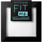 Maybelline Fit Me! Matte+Poreless matující pudr 090 Translucent 9 g – Zboží Dáma Maybelline Fit Me! Matte+Poreless matující pudr 090 Translucent 9 g – Zboží Dáma