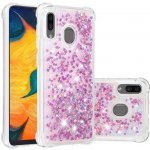 Pouzdro Glitter gelové Samsung Galaxy A30 / A20 - rose