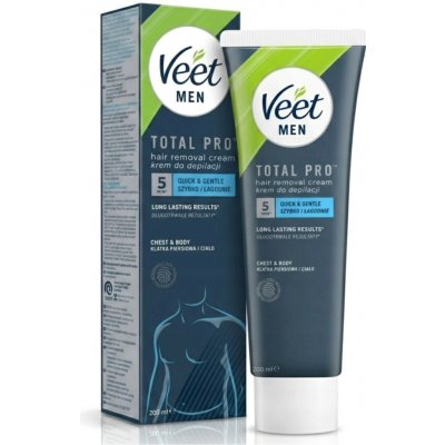 VEET Men Total Pro krém na depilaci 200 ml – Hledejceny.cz