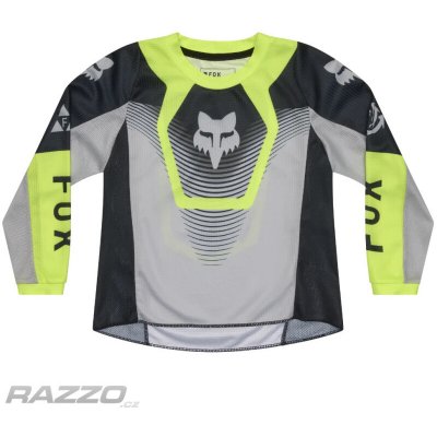 Fox 180 Collect Jersey Grey/Yellow L – Zbozi.Blesk.cz