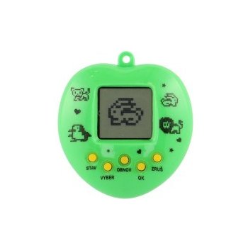 Přívěsek na klíče Teddies Zvířátko elektronické se šňůrkou plast 5x6cm na bat 3 barvy se zvukem na kartě 10 5x15x2cm