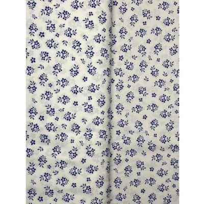 Tegatex Bavlněná látka metráž - modrotisk světlý podklad – Hledejceny.cz