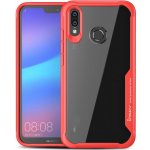 Pouzdro Ipaky čiré s rámečkem Huawei Nova 3 - červené – Zboží Mobilmania