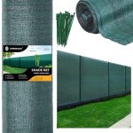 Stínící síť - 90% stínění - 1,5x25m - zelená – Zboží Mobilmania