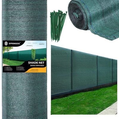 Stínící síť - 90% stínění - 1,5x25m - zelená – Zboží Mobilmania